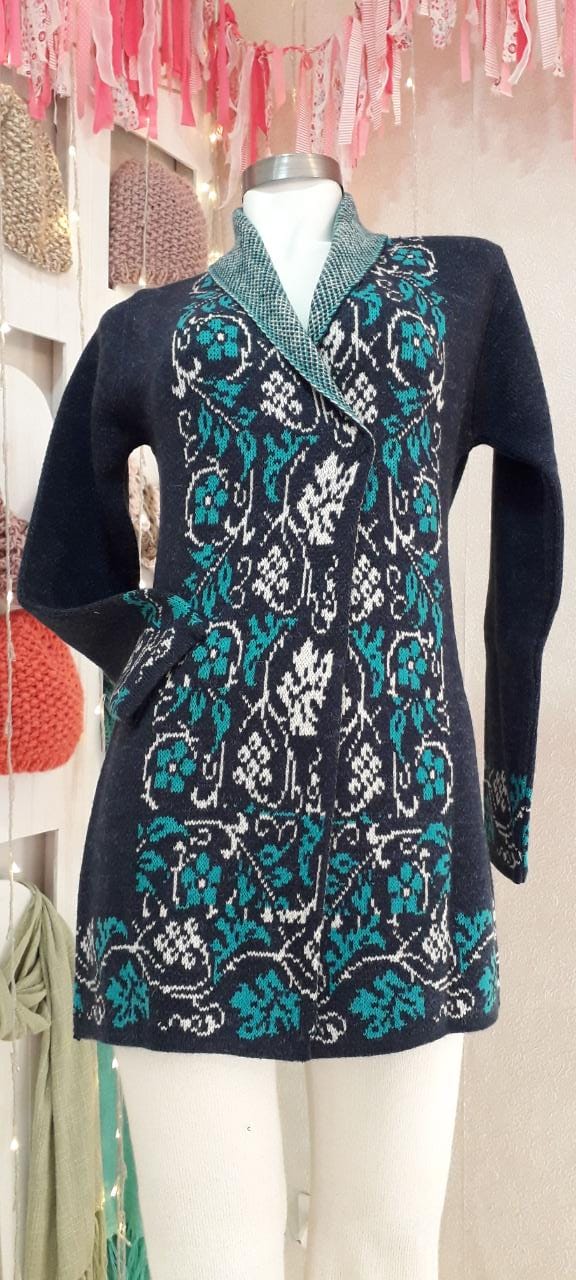 Jacquard Cardigan