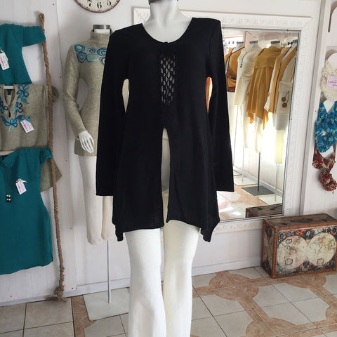 Crochet Open Back Detail Woman's Top