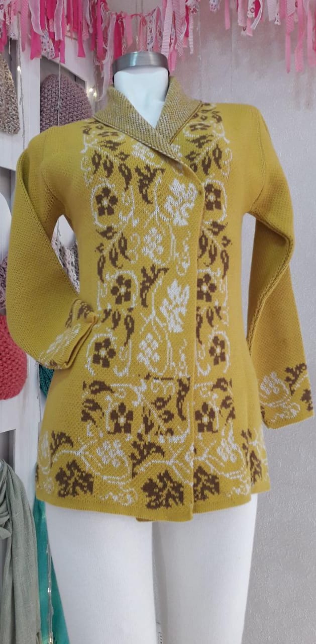 Jacquard Cardigan