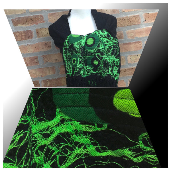 Fringed Shawl Embroidered Mandalas