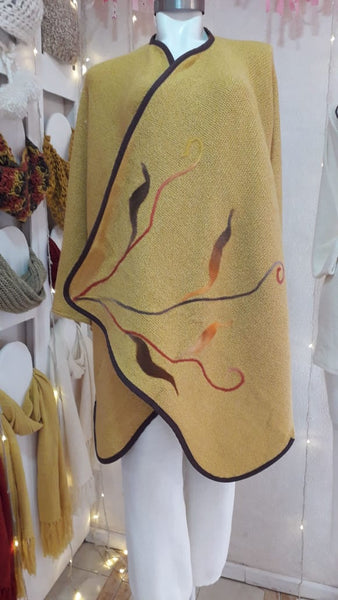 Ruana Felt Embroidery
